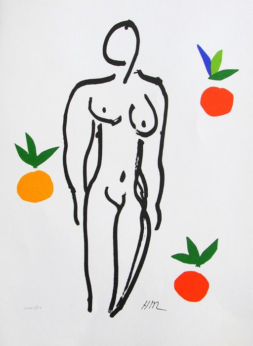 Henri Matisse - Nu aux Orange (1953)