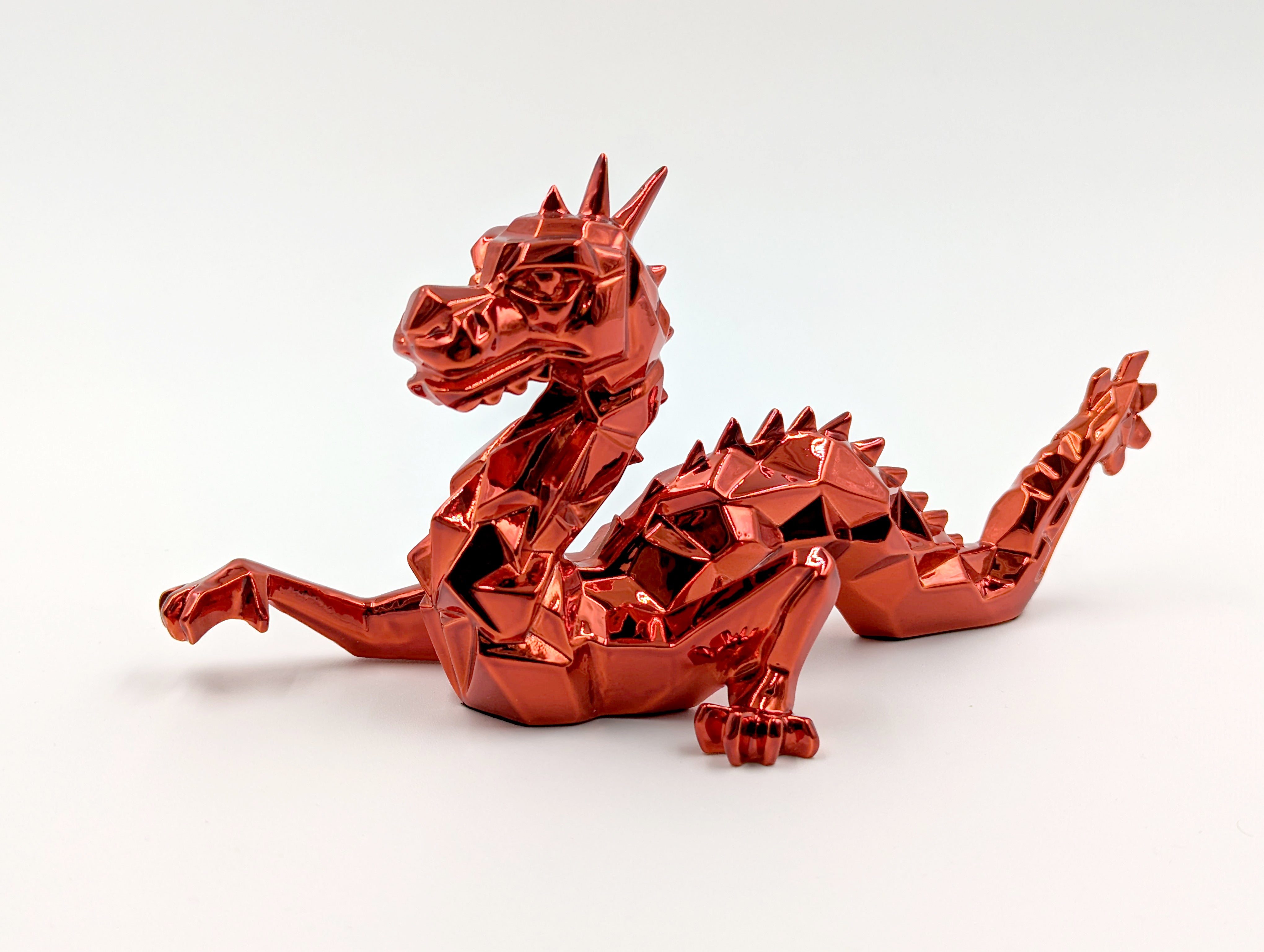 Richard Orlinski - Dragon spirit red (2023) – STORES.ART | ONLINE ART STORE