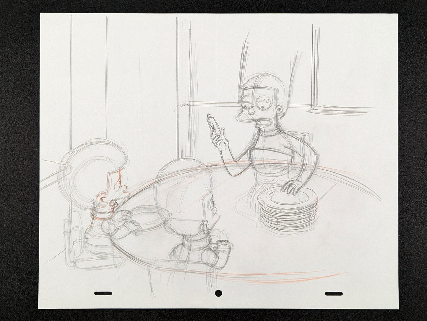 Matt Groening - Drawing Marge Simpson with Rod and Todd Flanders