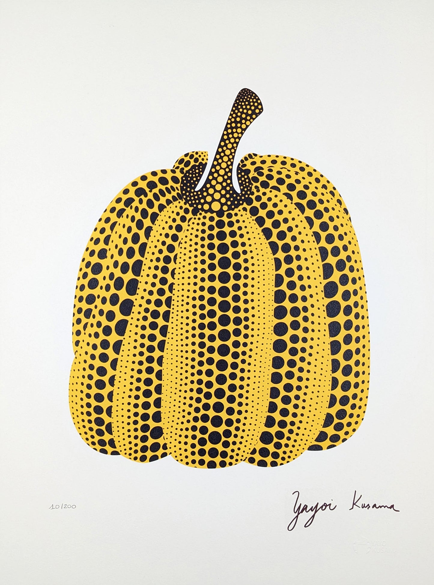 Yayoi Kusama - Pumpkin Yellow (2006)