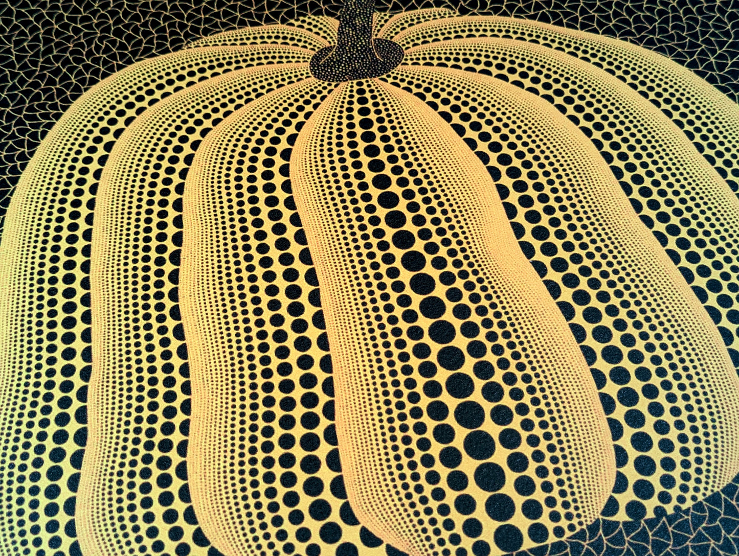 Yayoi Kusama - Pumpkin with background (2006)