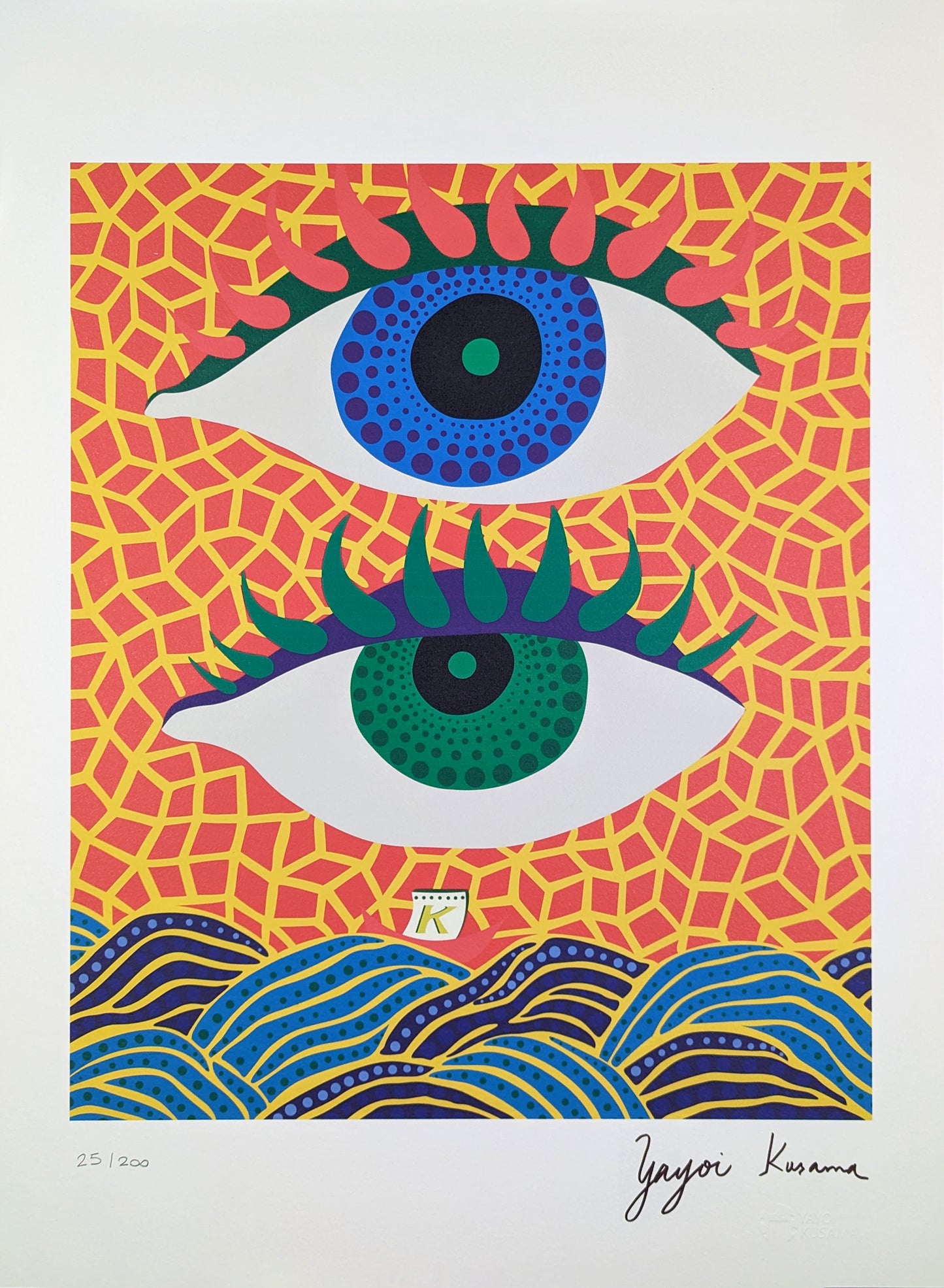 Yayoi Kusama - Two Eyes (2006)