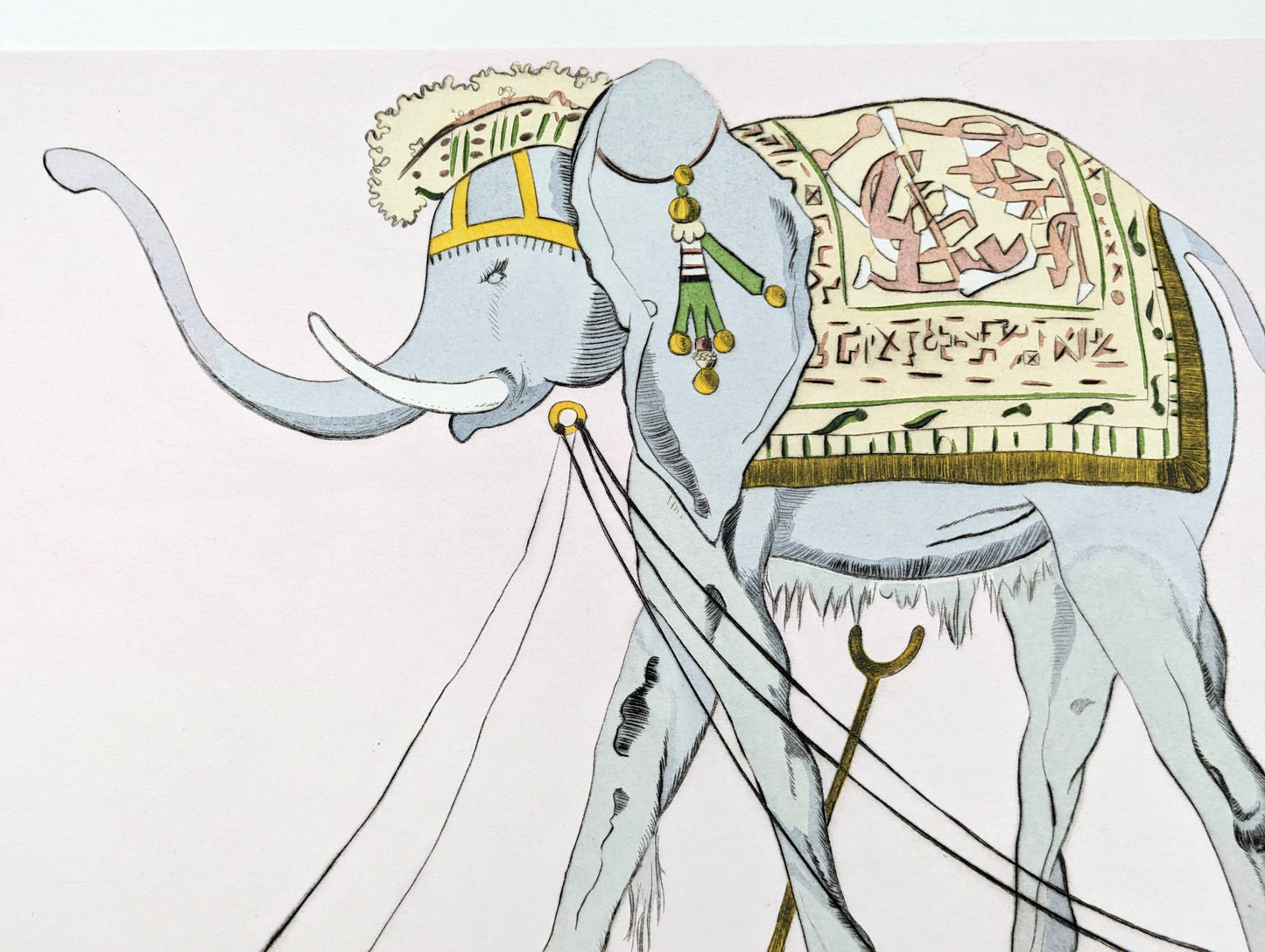 Salvador Dali - Elephant et Licorne (1974)