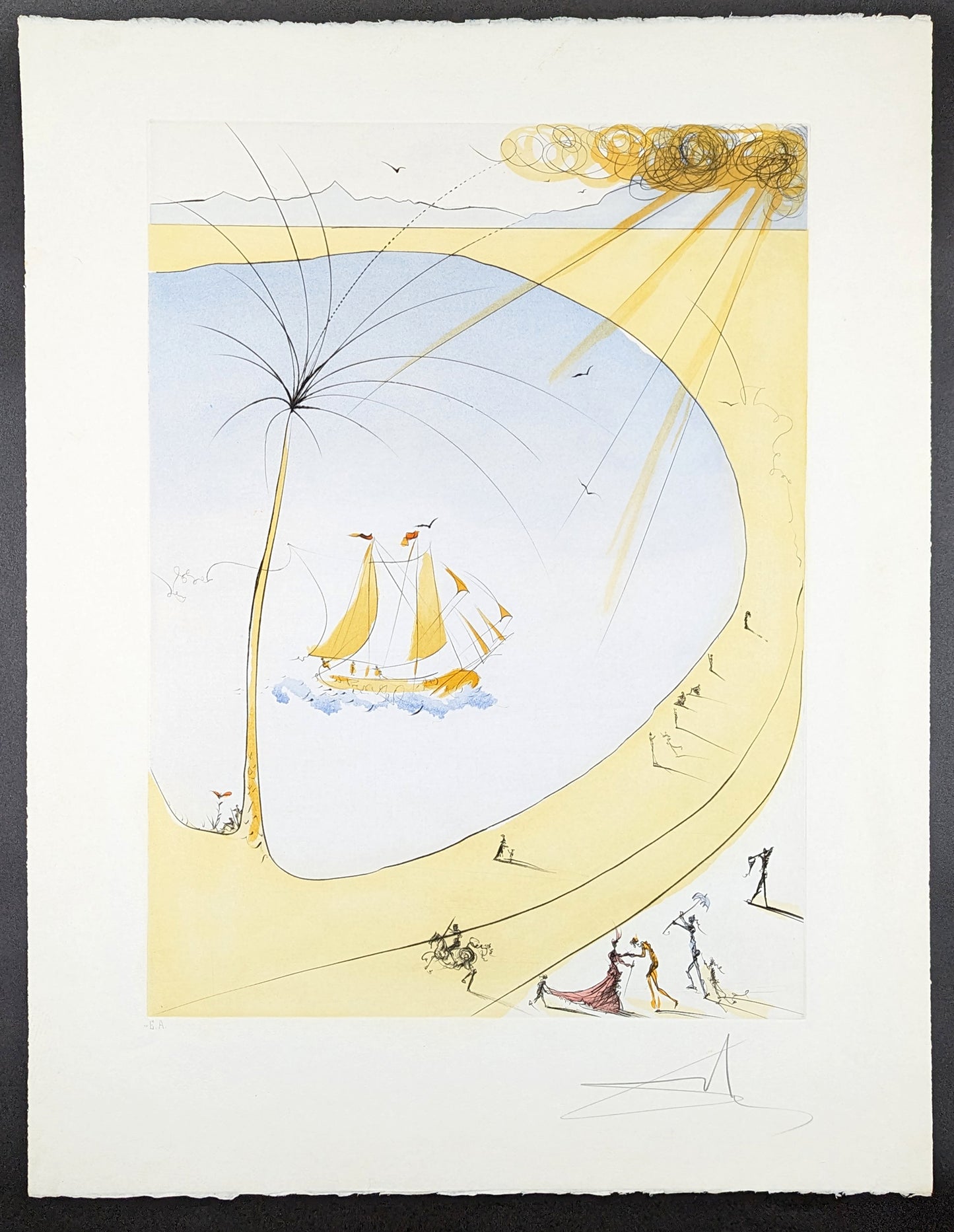 Salvador Dali - Tribute to Picasso (Cannes) (French Riviera) (1973)