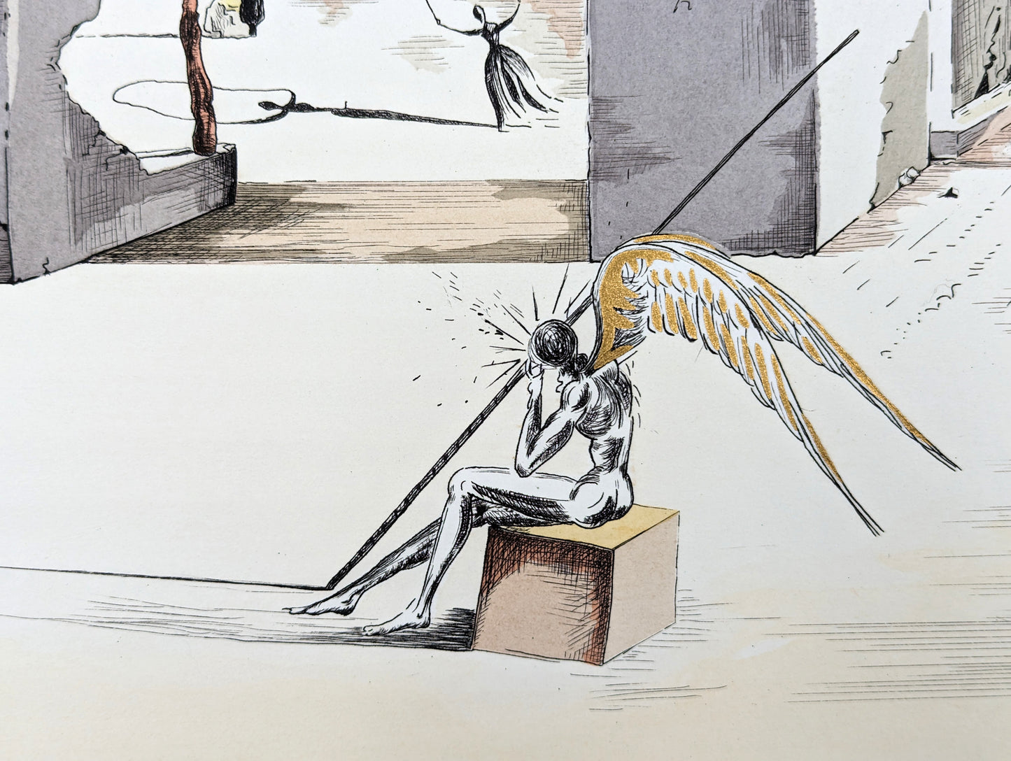 Salvador Dali - Banlieue de la Ville Paranoïaque Critique (1974)