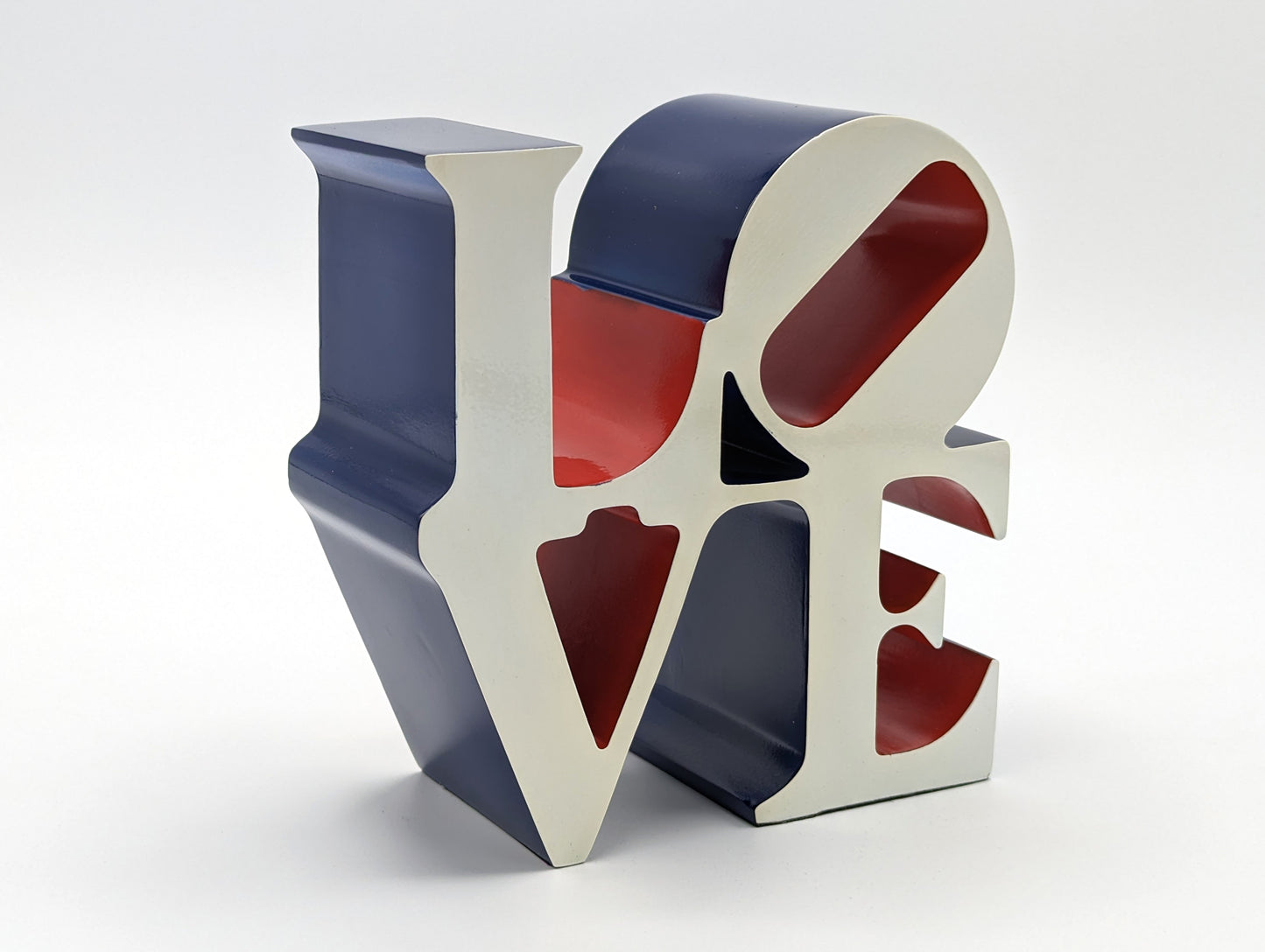 Robert Indiana (After) - LOVE Sculpture (red, blue and white)