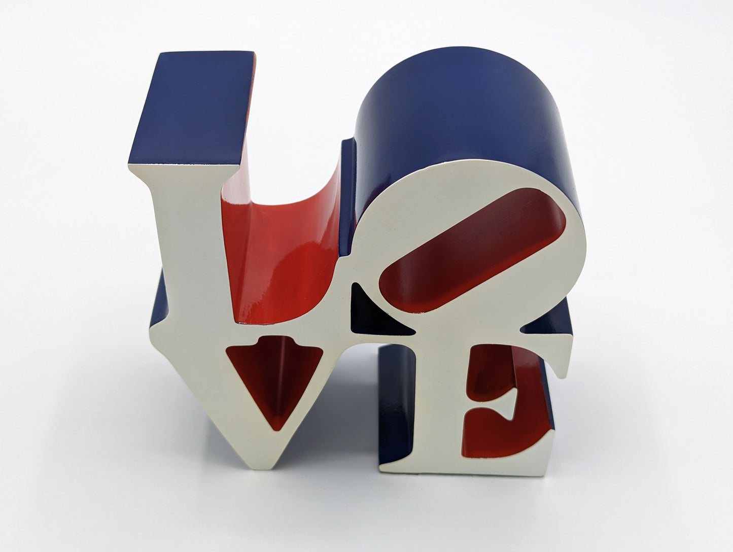 Robert Indiana (After) - LOVE Sculpture (red, blue and white)