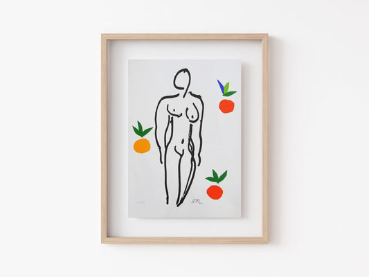 Henri Matisse - Nude with Oranges (1953)