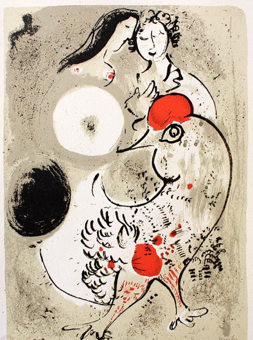 Marc Chagall - La Poule (1950)