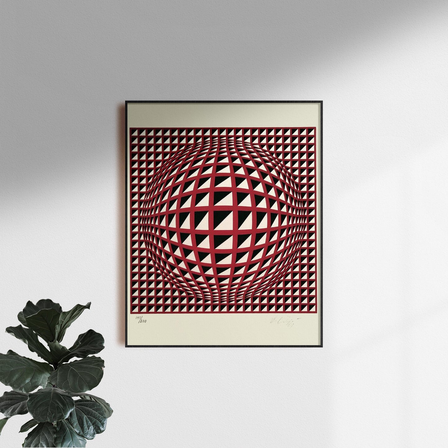 Victor Vasarely - Terz Liten (1978)