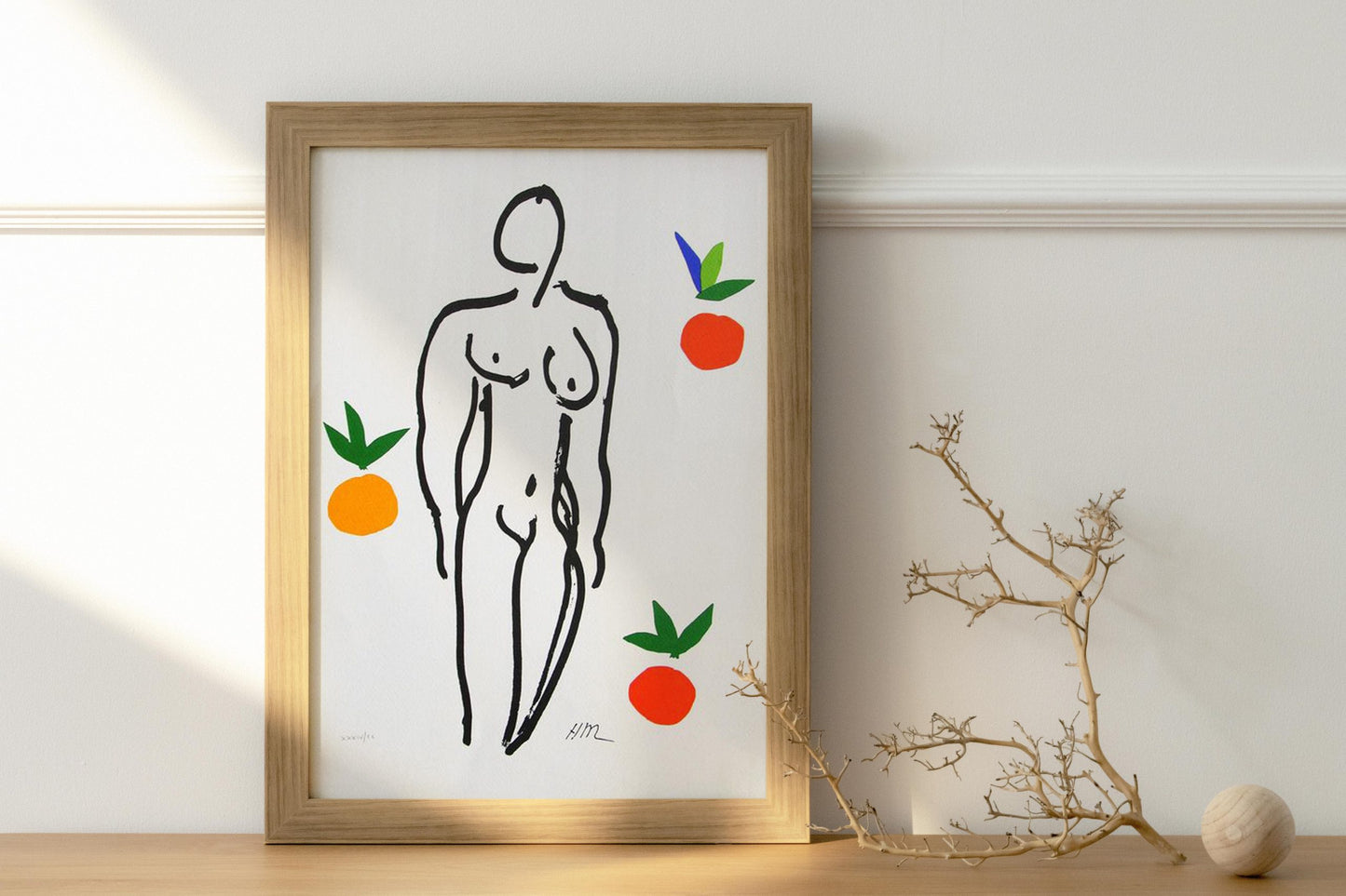 Henri Matisse - Nude with Oranges (1953)